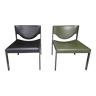 Pair of vintage Lübke 206 armchairs
