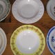 Set of 12 different hollow plates
