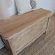 Patinated wooden toy chest