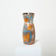 Rare glazed ceramic vase signed Accolay Maya collection around 1950