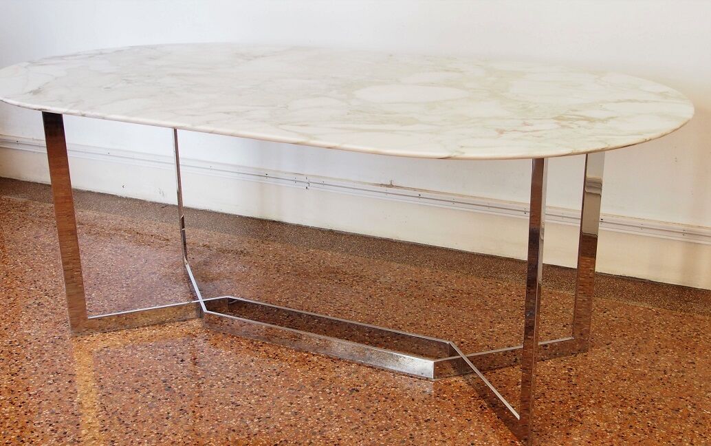 Dining room table marble Paul Legeard
