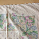 Vintage floral rectangular tablecloth