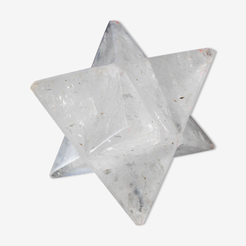 Paper press merkaba- rock crystal