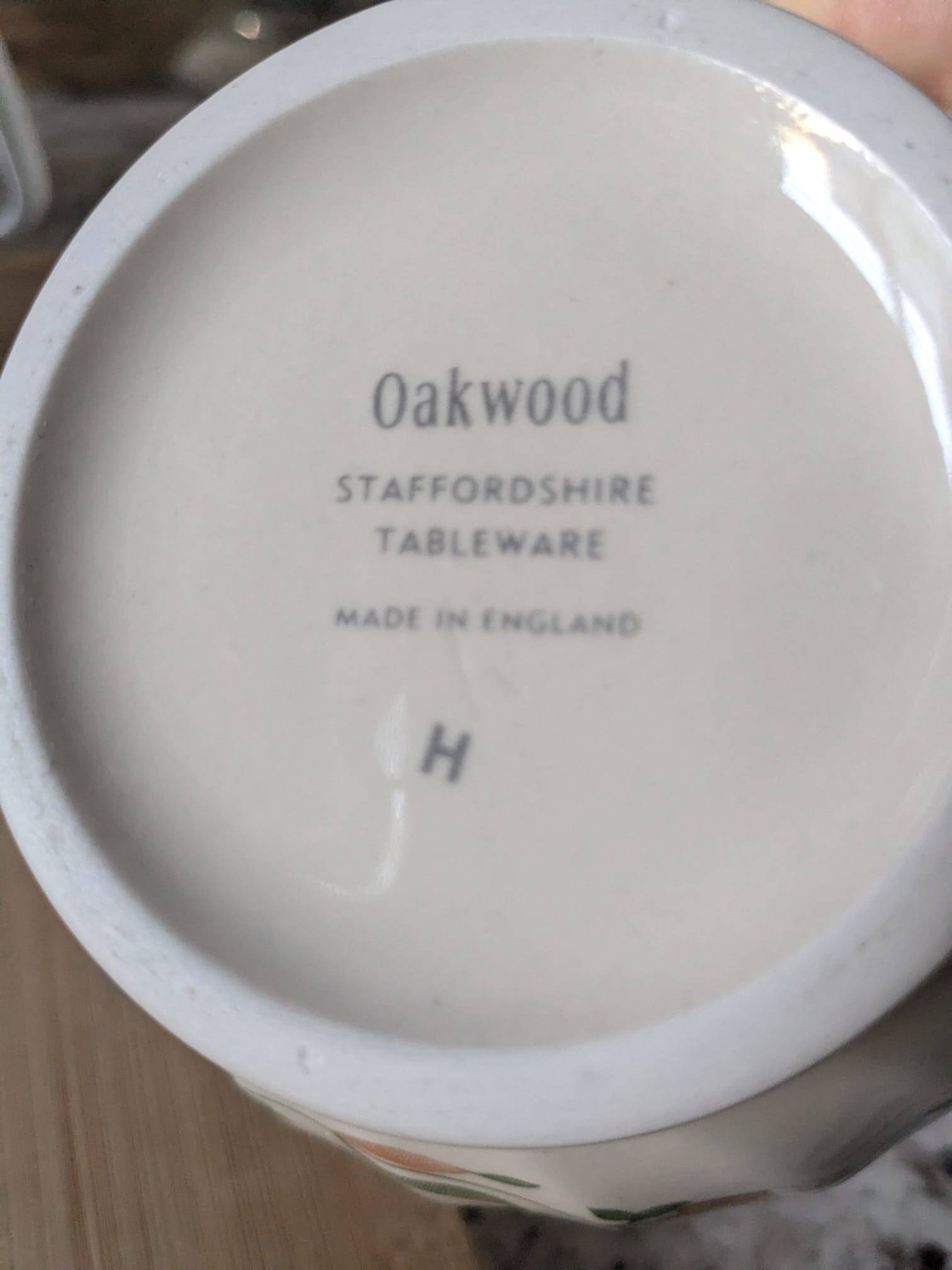 Oakwood sugar bowl