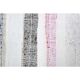 Vintage Turkish hand-knotted wool cotton white kilim runner rug  95x265