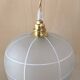 1950s frosted glass pendant light