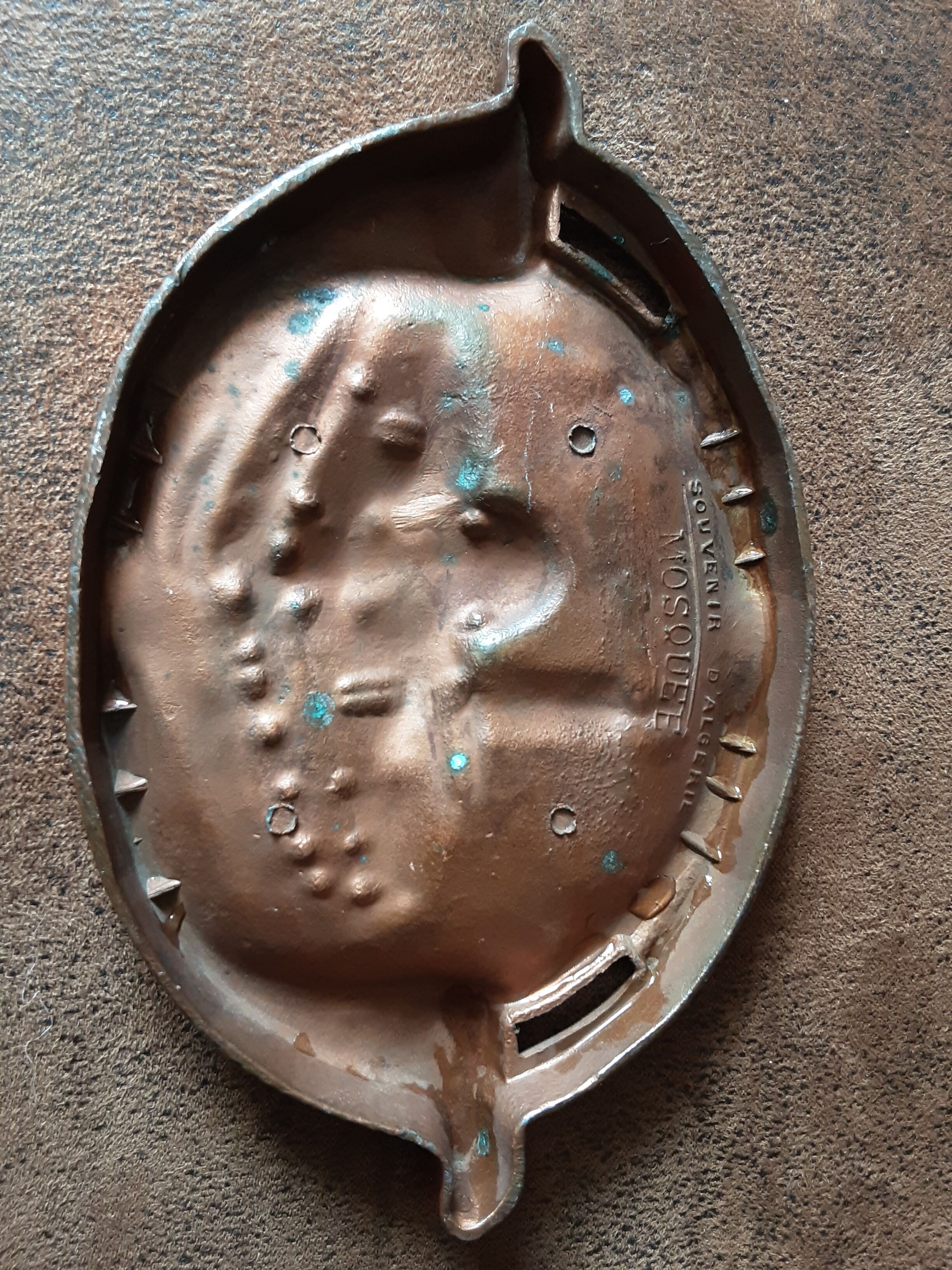 Copper ashtray Algeria