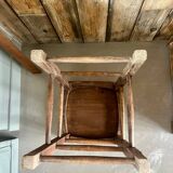 Wooden workshop stool