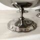 Vintage stainless steel stemmed bowls