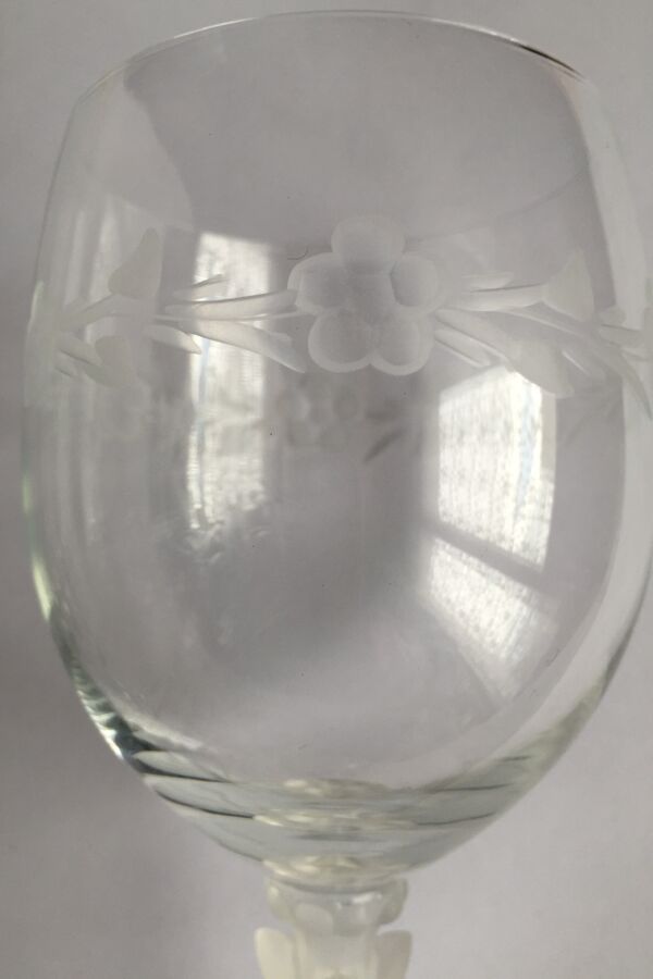 Ensemble de 6 verres en cristal de Bohême
