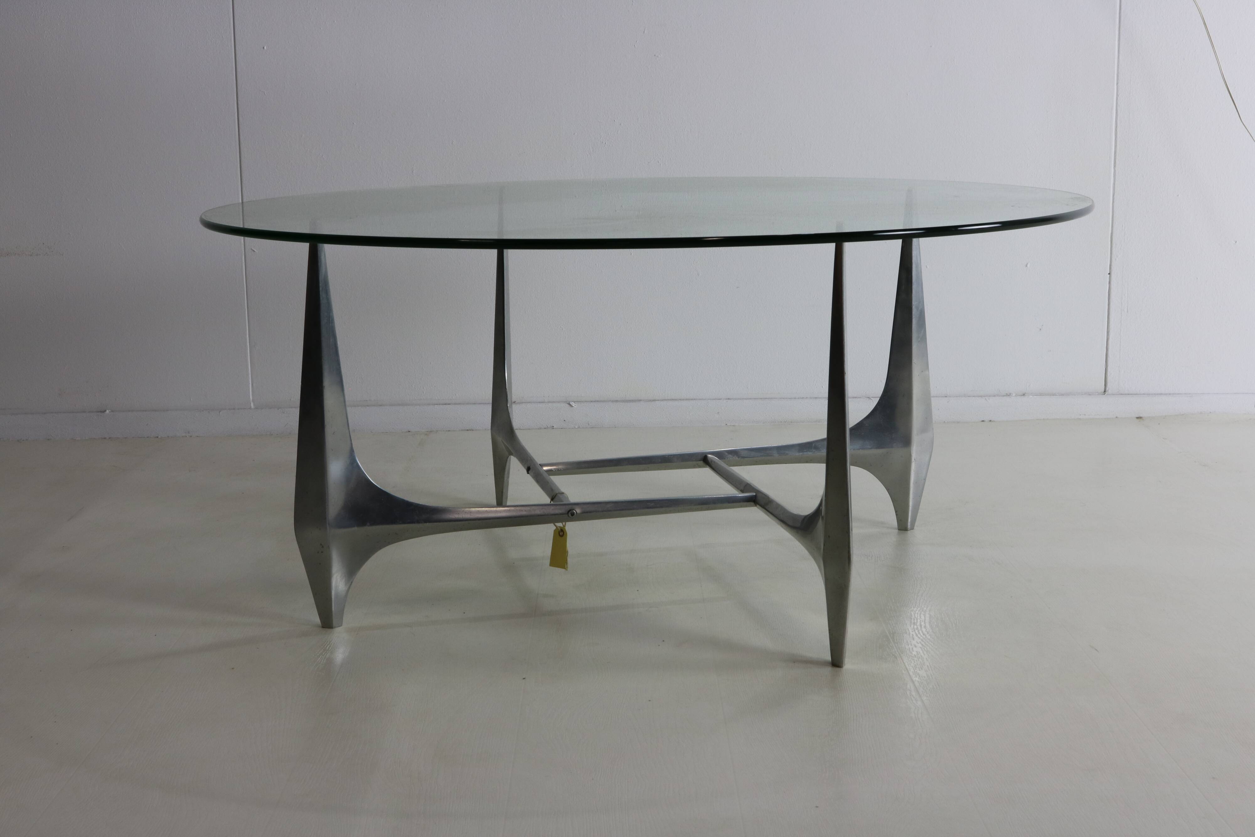 Orginal sixties design coffee table by Knut Hesterberg for Ronald Schmitt
