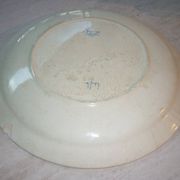 Round dish 32.5 cm Gournay signed M. Goupy for MAISON ROUARD