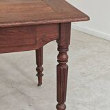 1940s farmhouse table in solid oak