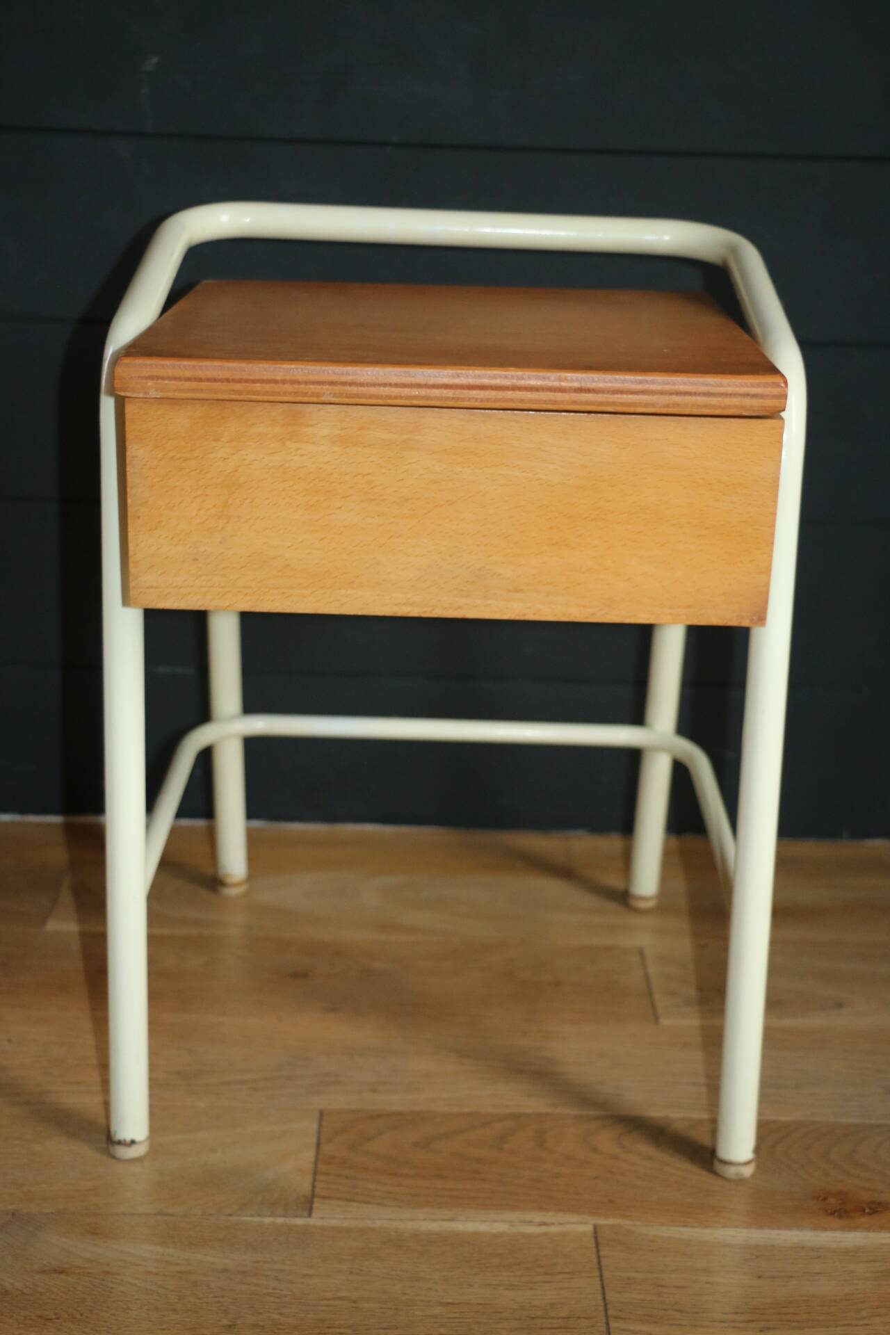 Jacques Hitier style bedside table 1960
