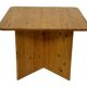 Vintage pine coffee table / side table in a minimalist organic design