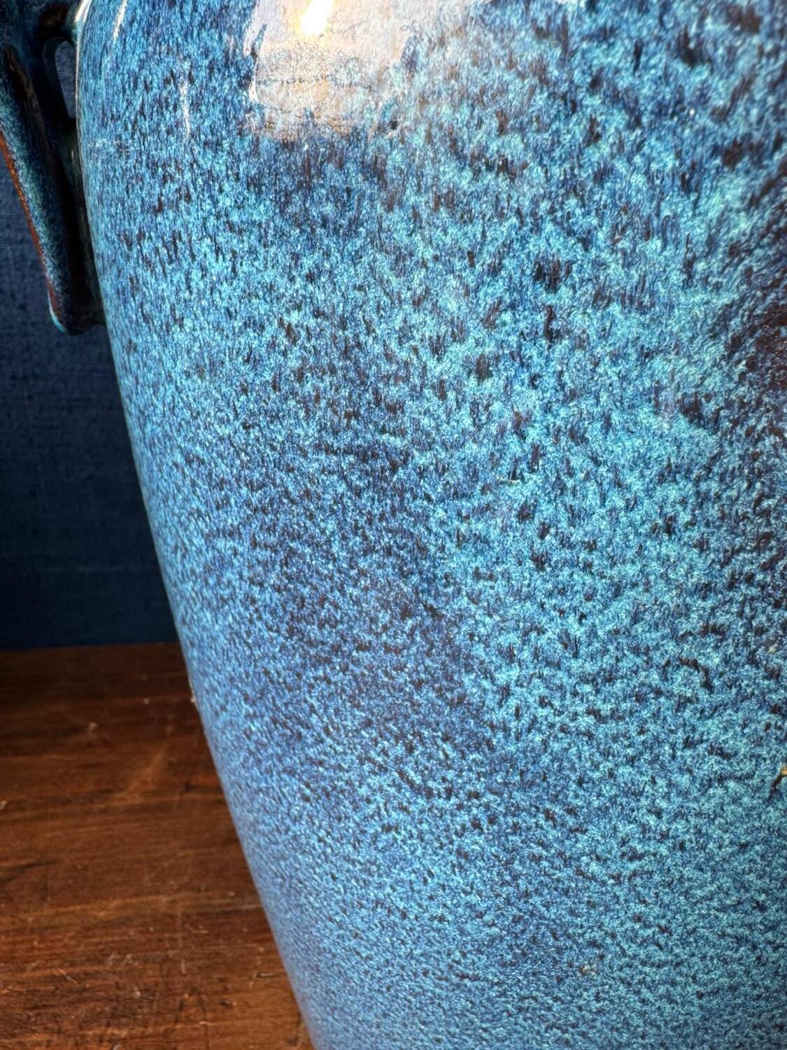 Large antique glazed vase. Art Deco inspired – 1950s/60s