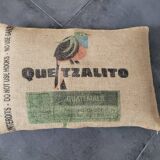 Jute canvas cushion
