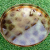 1970s Stool Tam Tam Transparent Leopard print (designer Henry Massonnet)