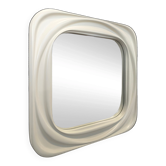 Miroir italien carré en résine, années 70