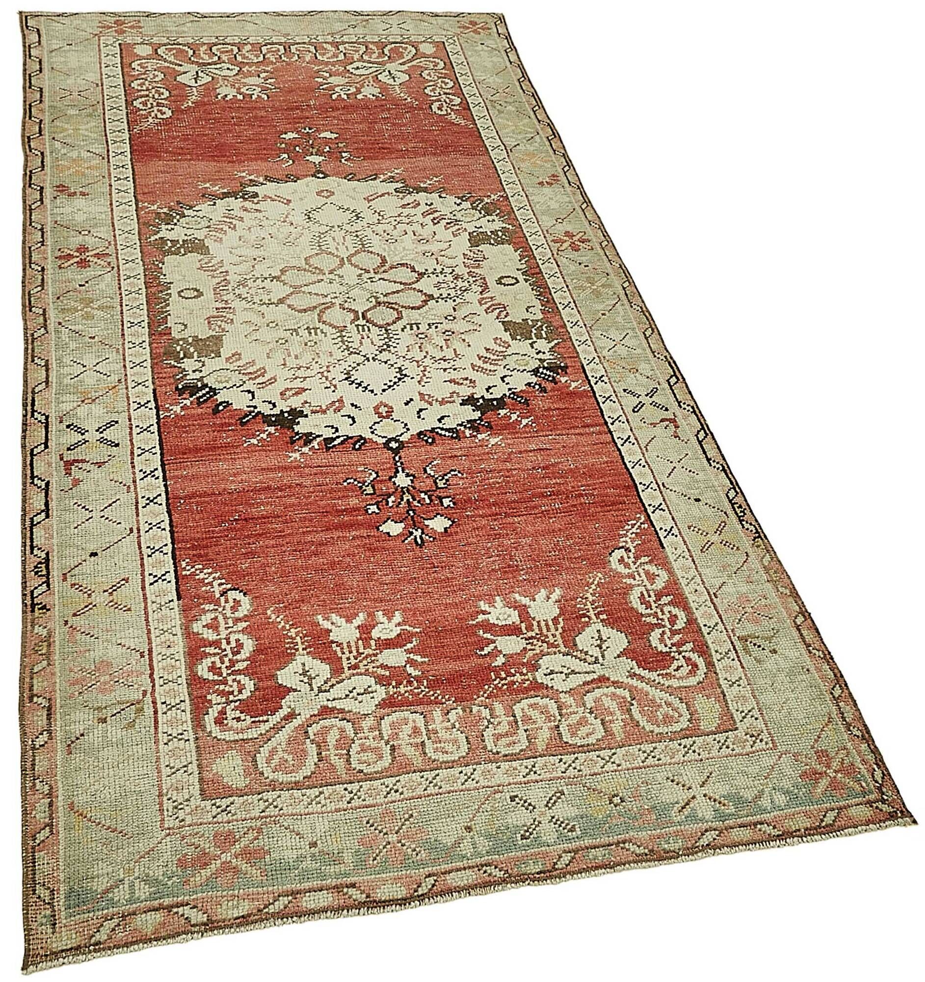 Turkish Vintage Anatolian Rug 100 cm x 205 cm