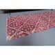 Vintage Turkish Oushak Handmade Wool Cotton Pink Runner 76x200