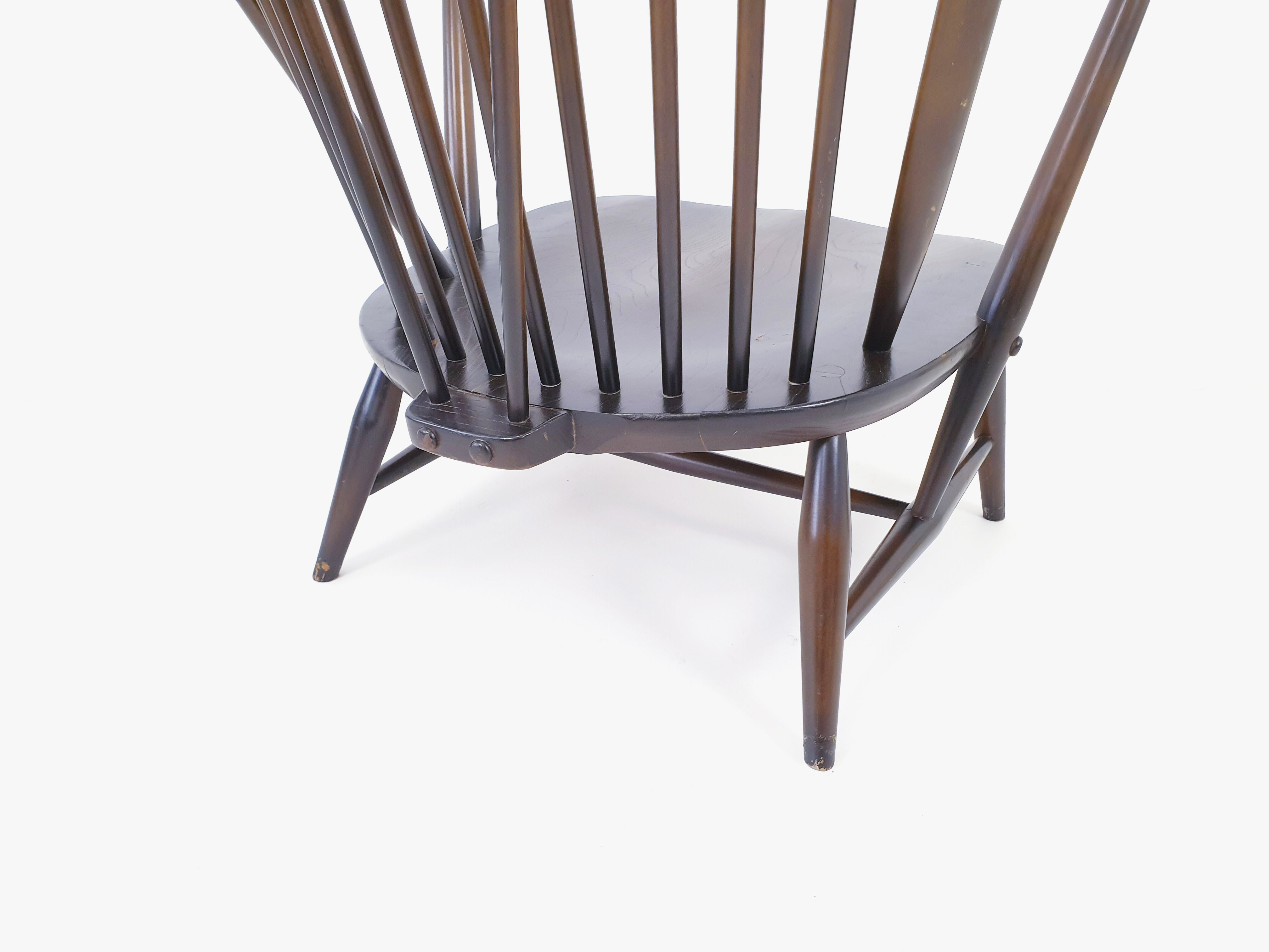 Grandfather wooden chair by Ercol 1978