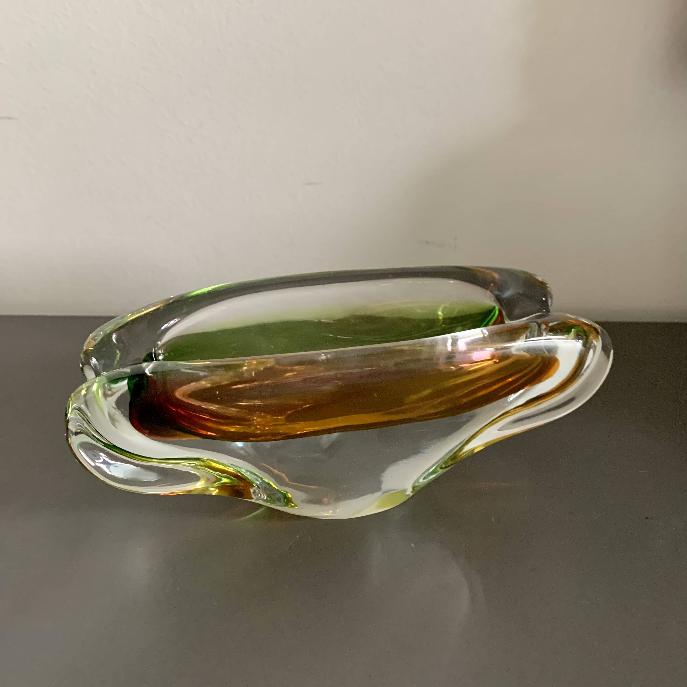 Astray by Josef Rozinek for Novy Bor Glassworks, 1960s