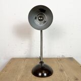 Vintage Brown Bakelite Gooseneck Table Lamp, 1950s