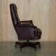 Vintage Chesterfield office chair with high back in Heritage leather.
