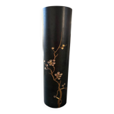 Roll vase from Takaoka school, signed around 1900.