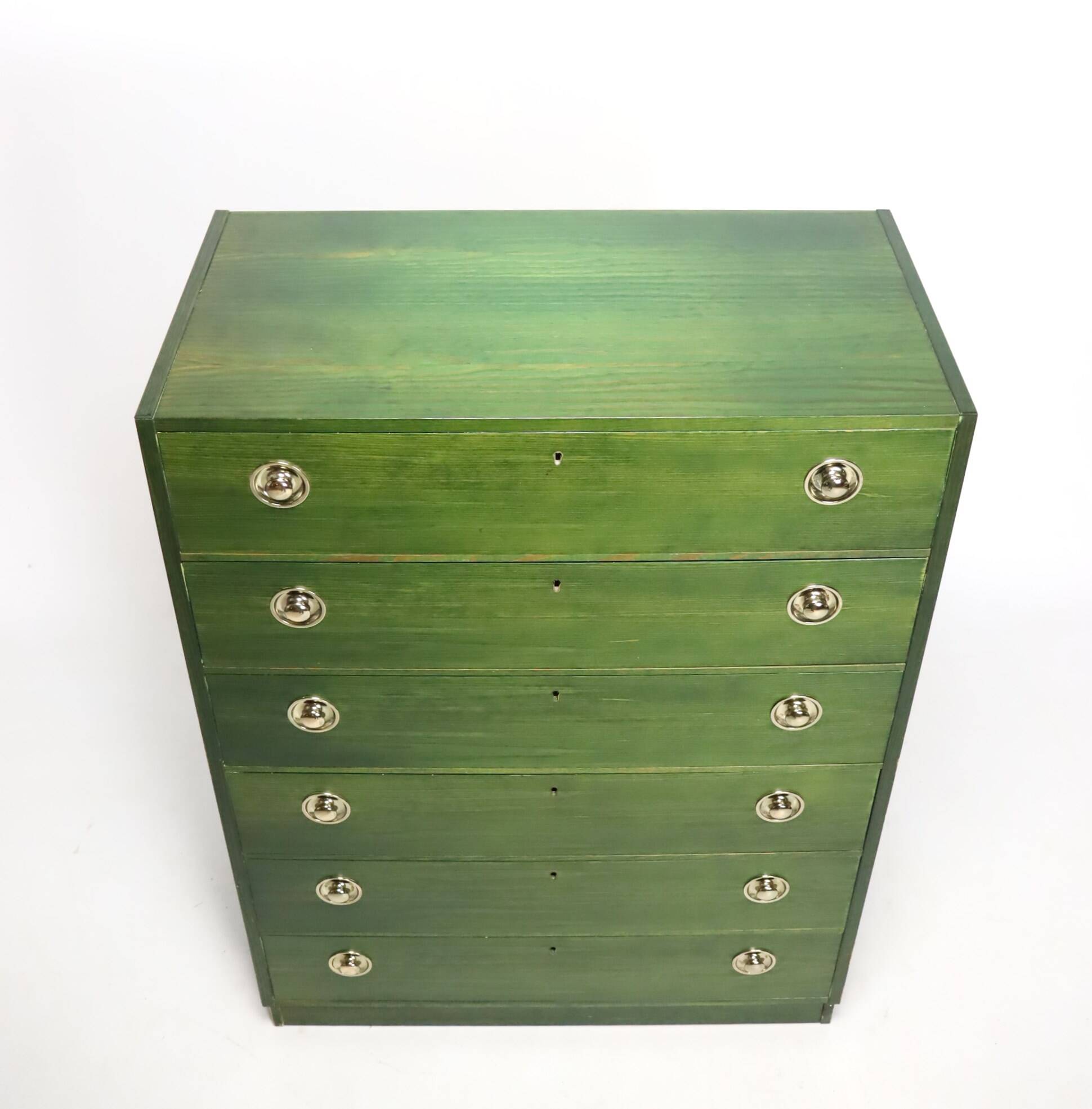 1970s six-drawer chest of drawers