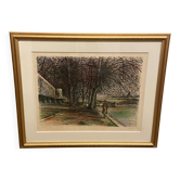 Lithograph by Jean Carzou