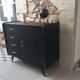 Black chest of  drawers feet compass 60s