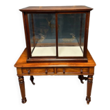 Mahogany display cabinet