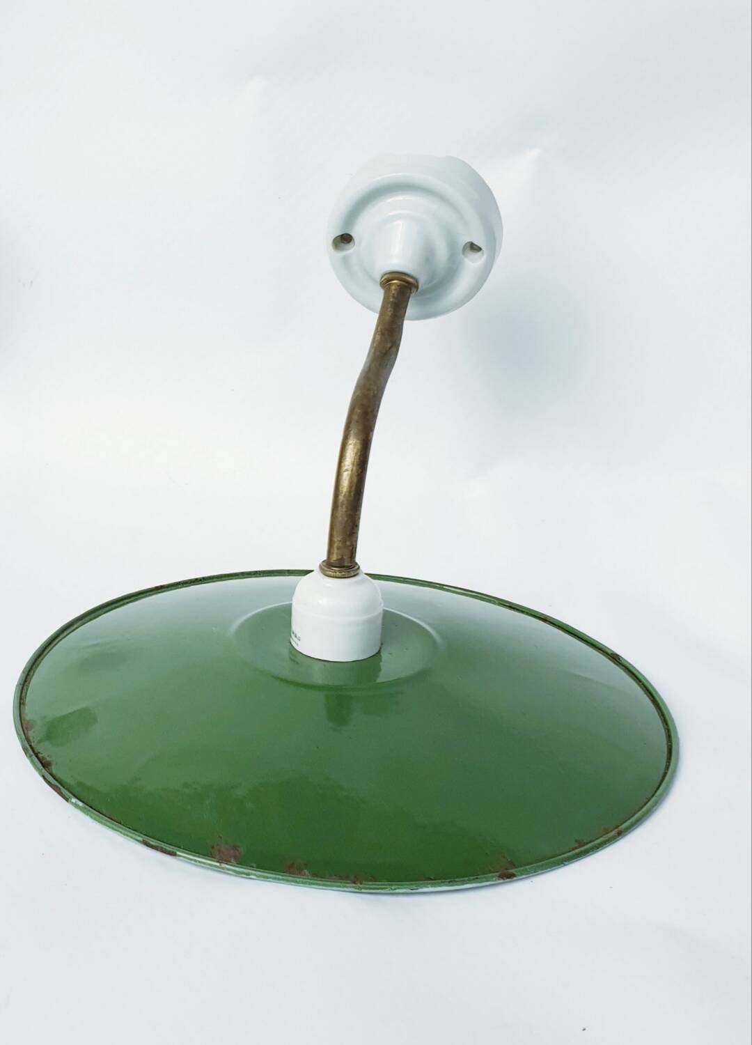 Antique swan neck wall lights