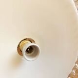 Suspension vintage en opaline dentelée