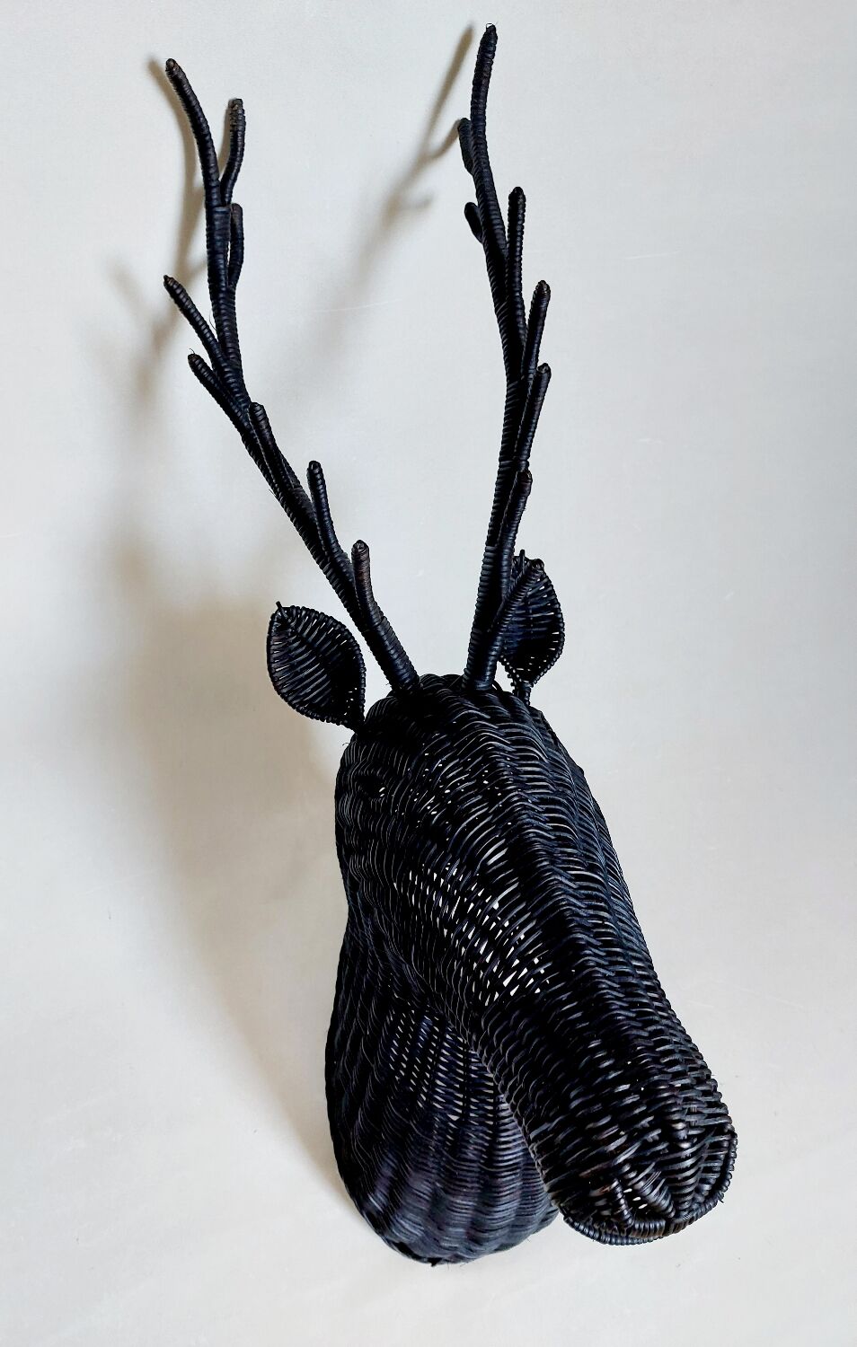 Vintage deer 60's wicker