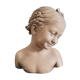 Bust "the laughing" after jean-baptiste pigalle in plaster