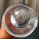 Crystal vase of torsadee shaped valves