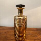 70's smoked glass carafe
