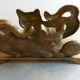 Brass letter holder