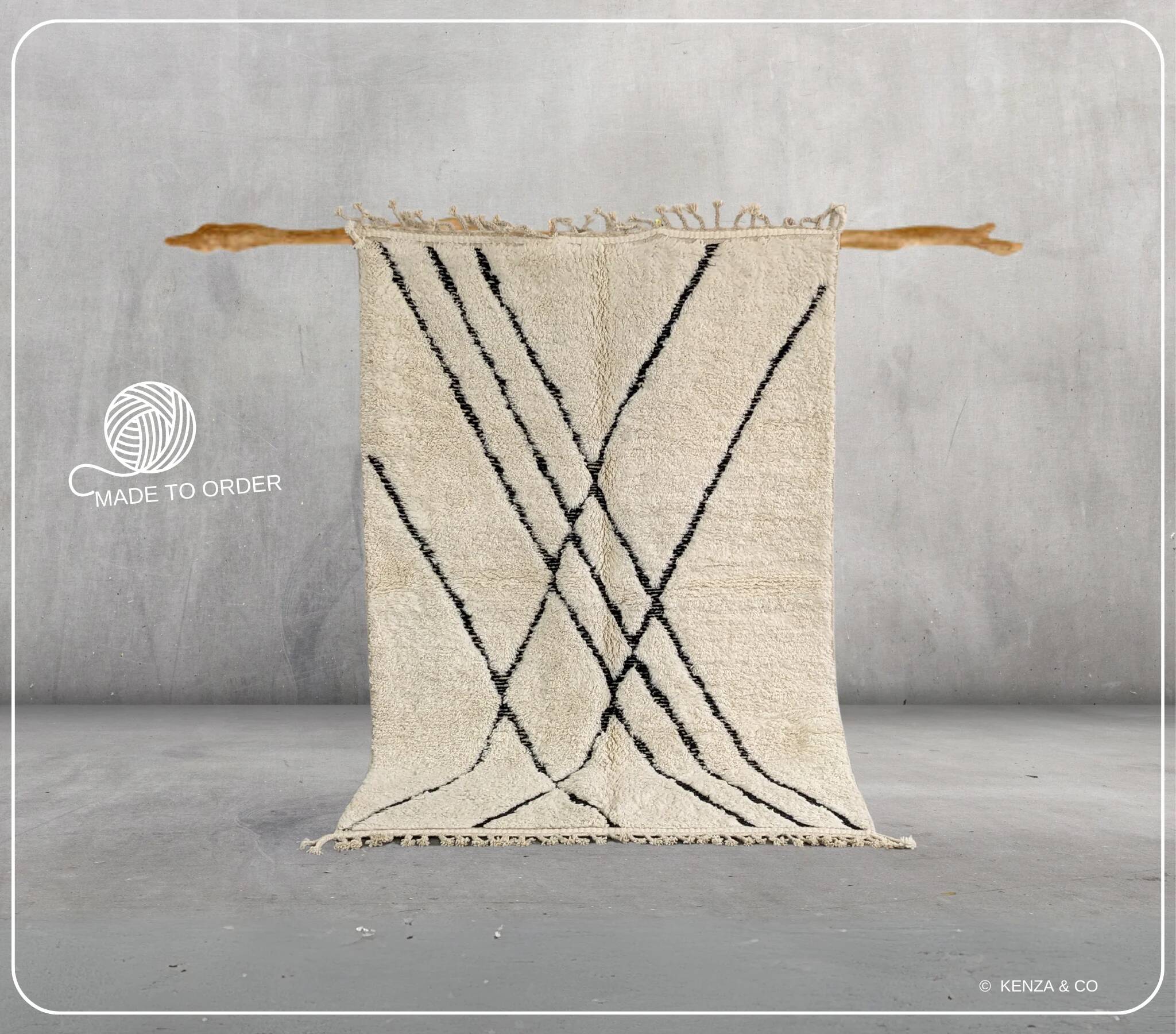 Beni Ouarain rug – Pre-order #375