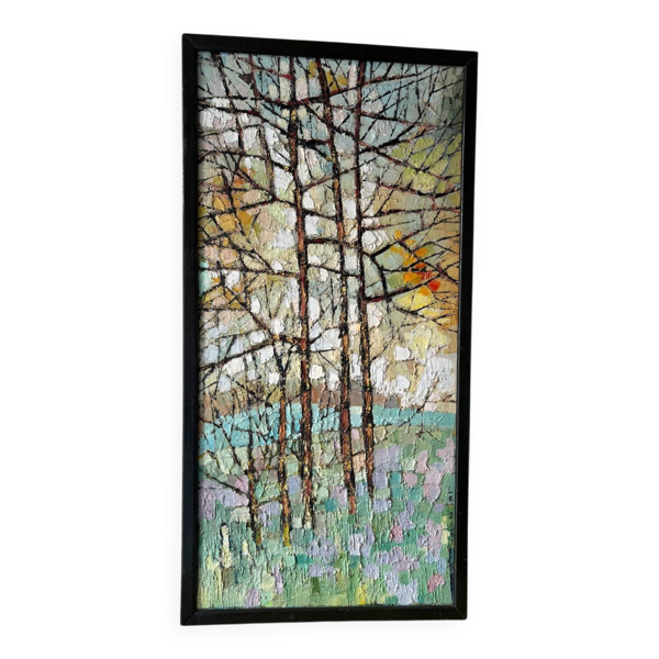 Paysage abstrait du XXeme siècle