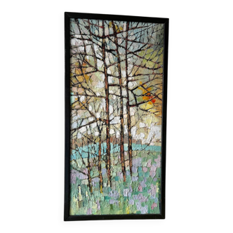Paysage abstrait du XXeme siècle