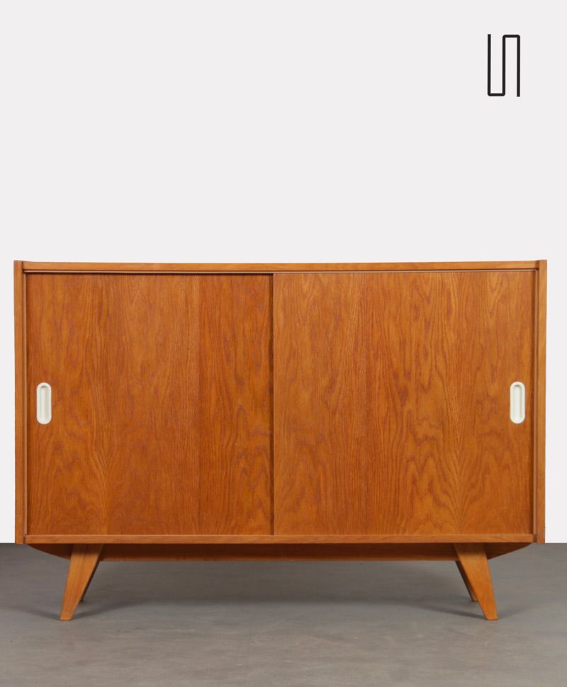 Oak chest of drawers, model U-452, by Jiroutek for Interier Praha, 1960