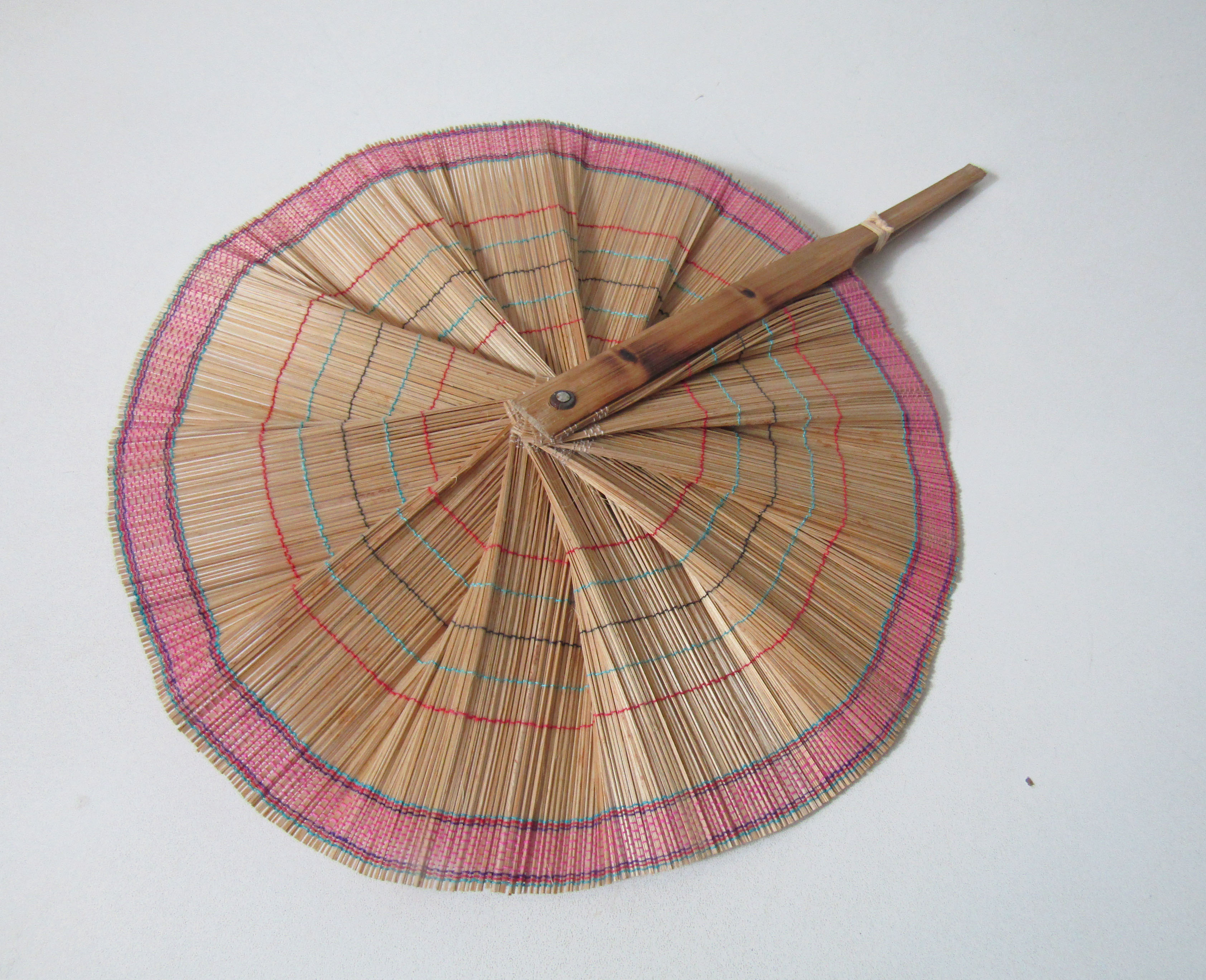 Rattan fan
