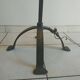 Iron floor lamp forge medieval style
