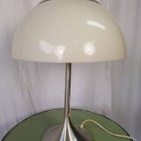 LUM vintage chrome mushroom design lamp