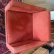 Wind armchair in caramel/brown velvet
