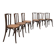Suite de 6 chaises de bistrot FISCHEL